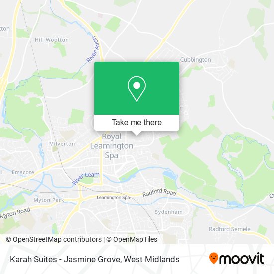 Karah Suites - Jasmine Grove map