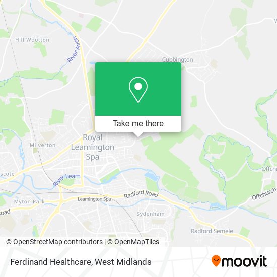 Ferdinand Healthcare map