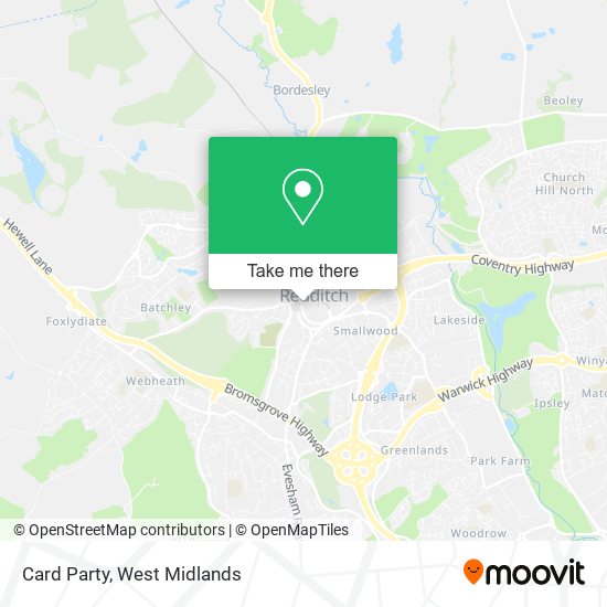 Card Party map