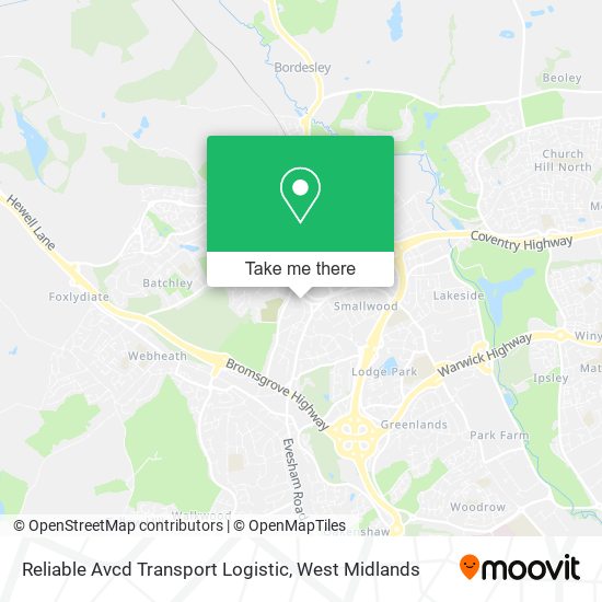 Reliable Avcd Transport Logistic map