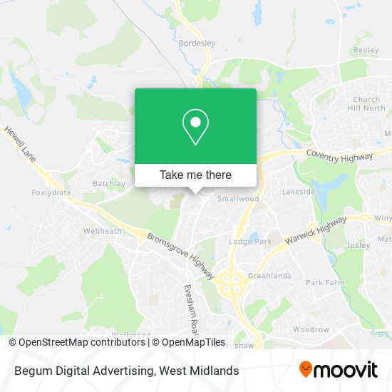 Begum Digital Advertising map