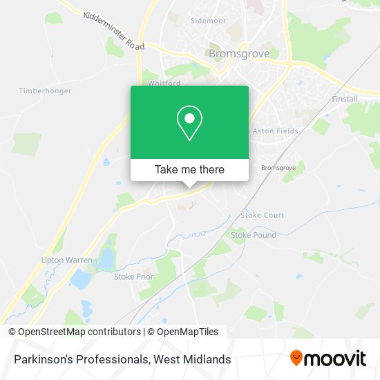 Parkinson's Professionals map