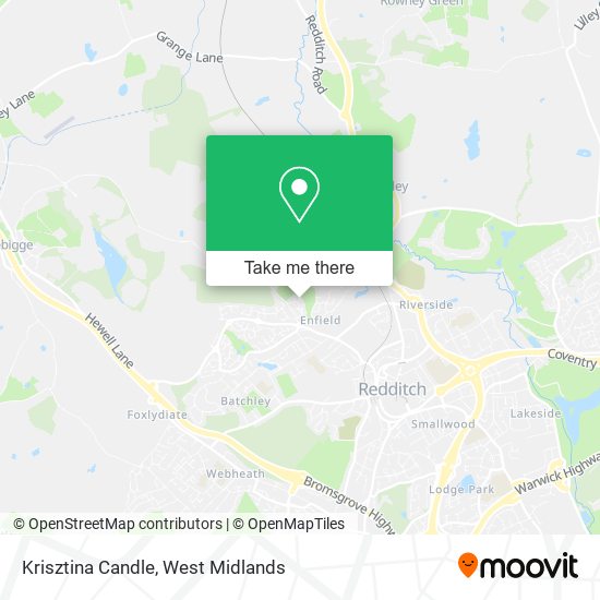 Krisztina Candle map