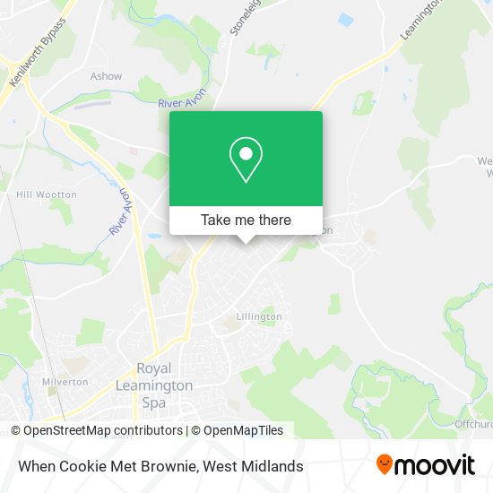 When Cookie Met Brownie map