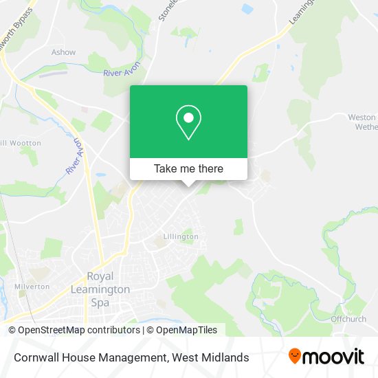 Cornwall House Management map