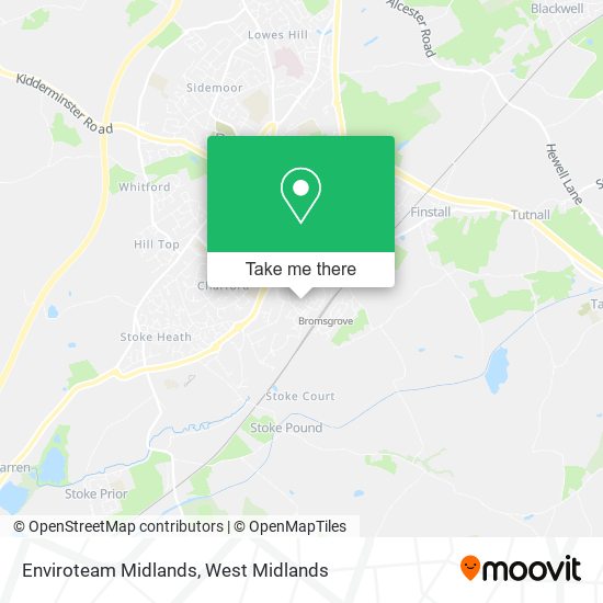 Enviroteam Midlands map