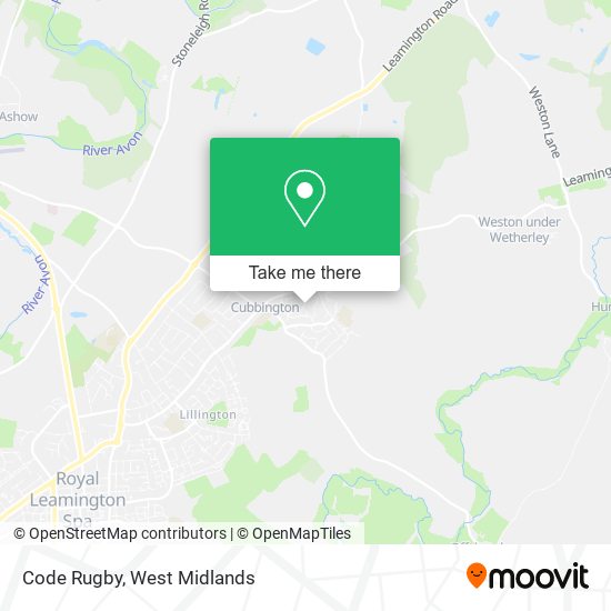 Code Rugby map
