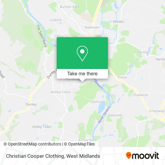 Christian Cooper Clothing map