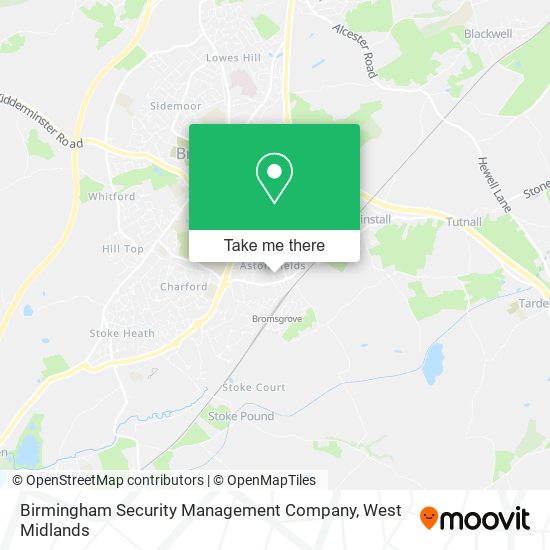 Birmingham Security Management Company map