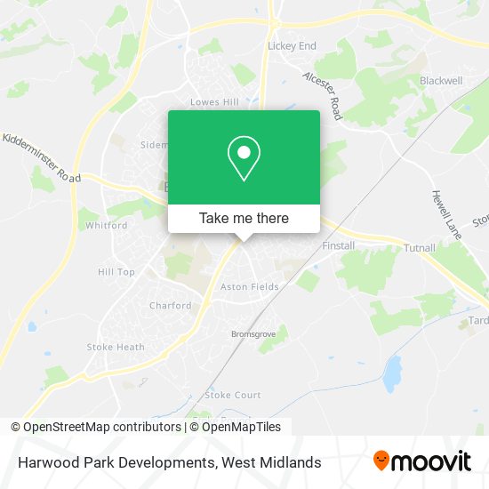 Harwood Park Developments map