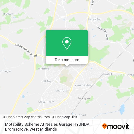 Motability Scheme At Neales Garage HYUNDAI Bromsgrove map