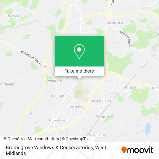 Bromsgrove Windows & Conservatories map