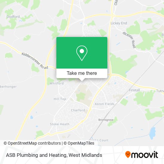 ASB Plumbing and Heating map