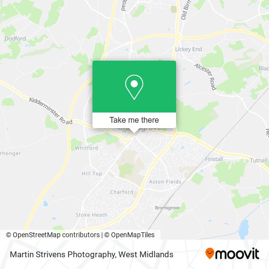 Martin Strivens Photography map