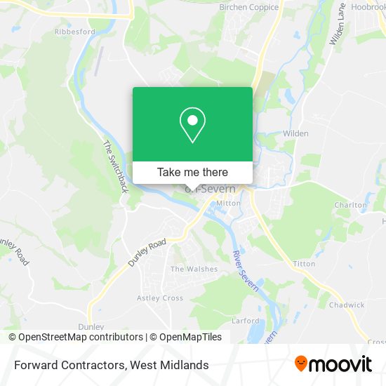 Forward Contractors map