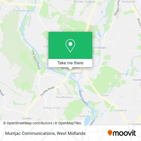 Muntjac Communications map