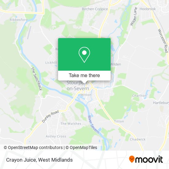 Crayon Juice map