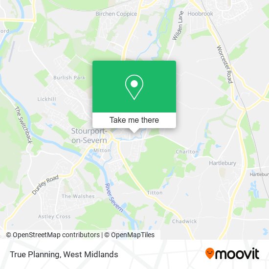 True Planning map