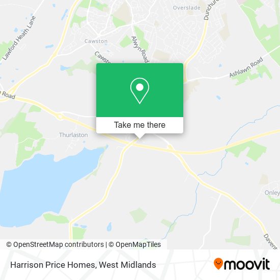 Harrison Price Homes map