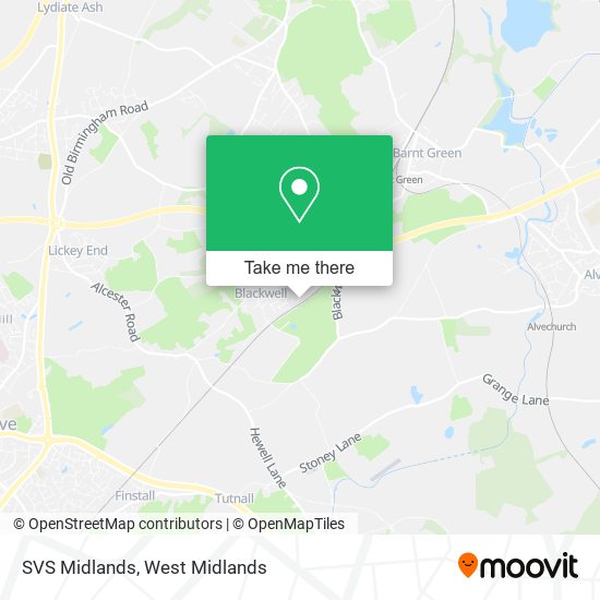 SVS Midlands map