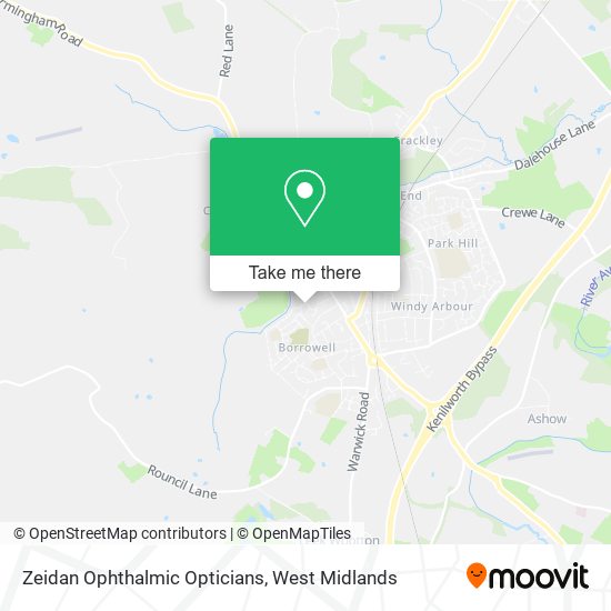 Zeidan Ophthalmic Opticians map