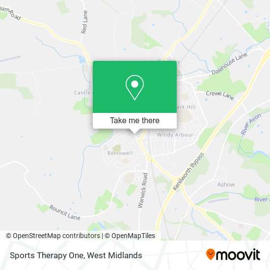 Sports Therapy One map