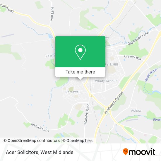 Acer Solicitors map