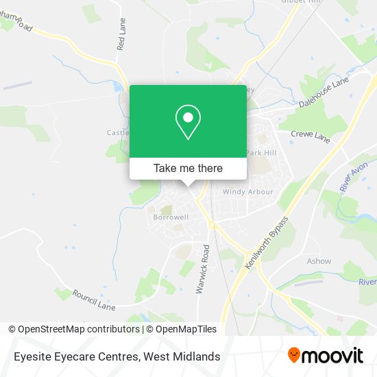 Eyesite Eyecare Centres map