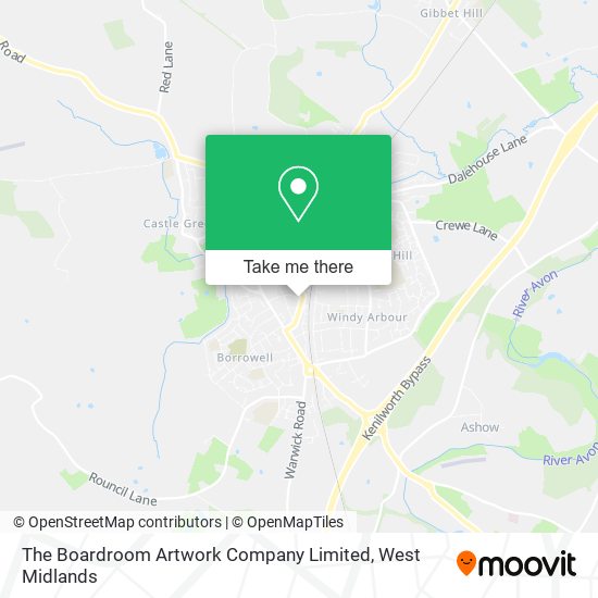 The Boardroom Artwork Company Limited map