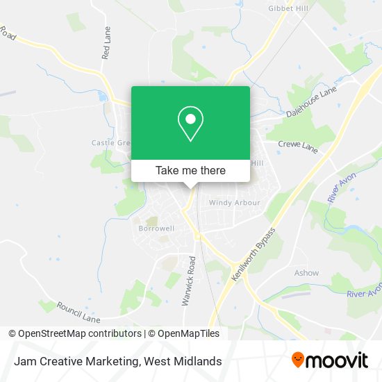 Jam Creative Marketing map