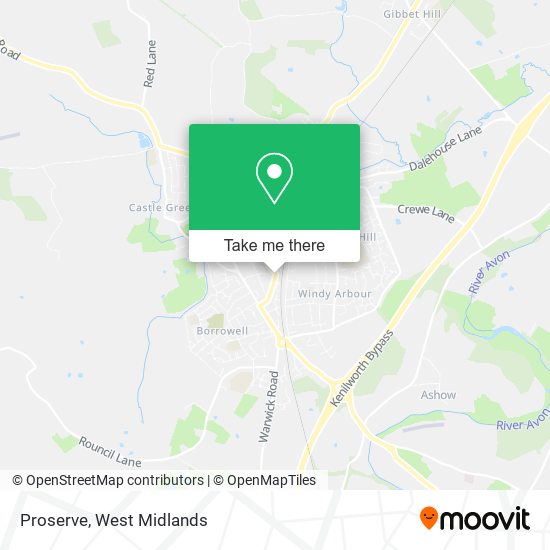 Proserve map