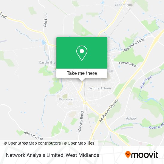 Network Analysis Limited map