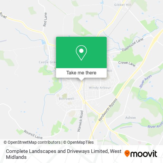 Complete Landscapes and Driveways Limited map