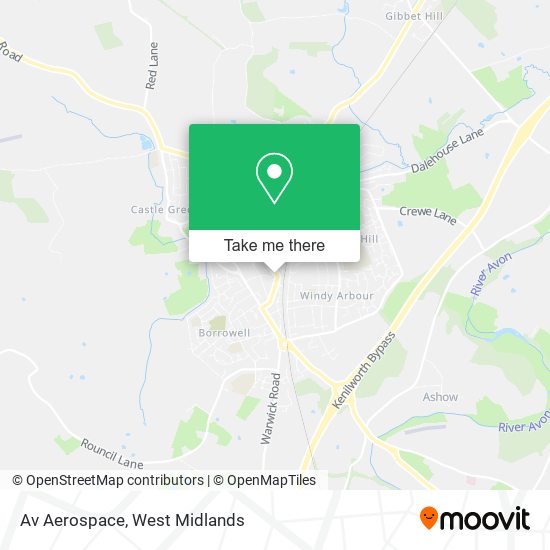 Av Aerospace map