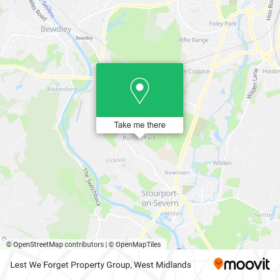 Lest We Forget Property Group map