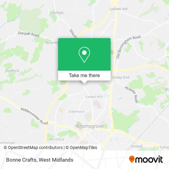 Bonne Crafts map