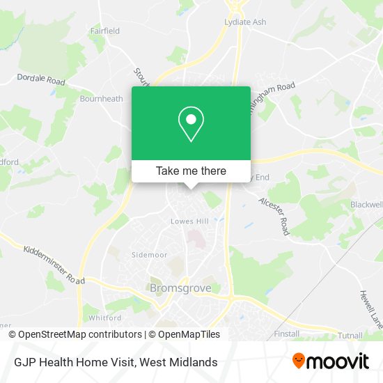 GJP Health Home Visit map