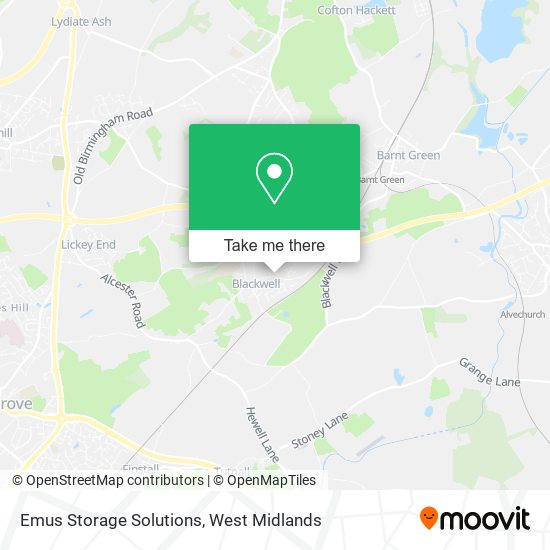 Emus Storage Solutions map