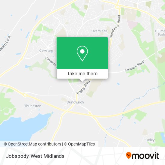 Jobsbody map