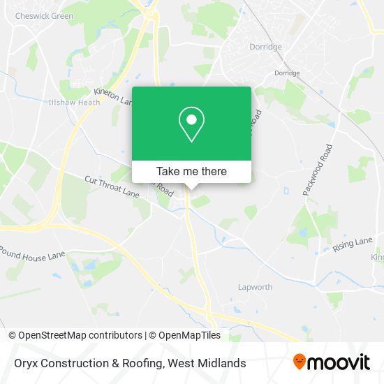 Oryx Construction & Roofing map