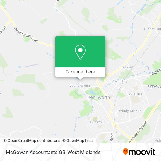 McGowan Accountants GB map