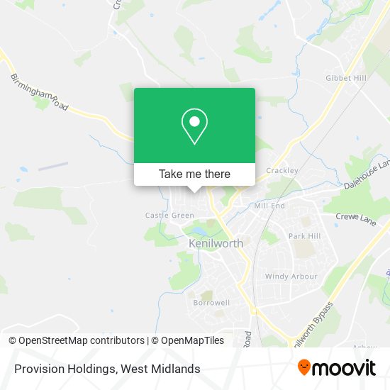 Provision Holdings map