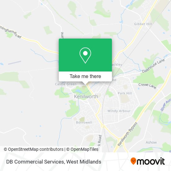 DB Commercial Services map