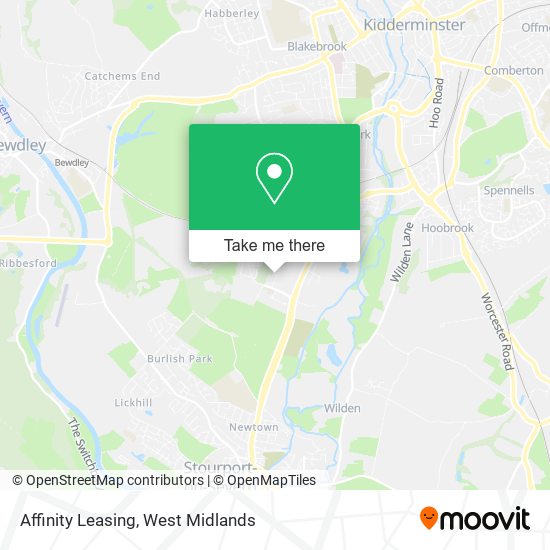 Affinity Leasing map