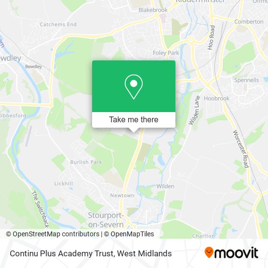 Continu Plus Academy Trust map