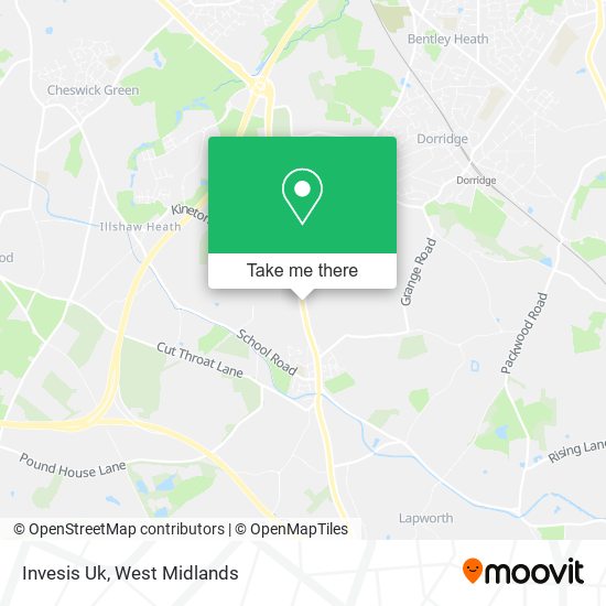 Invesis Uk map