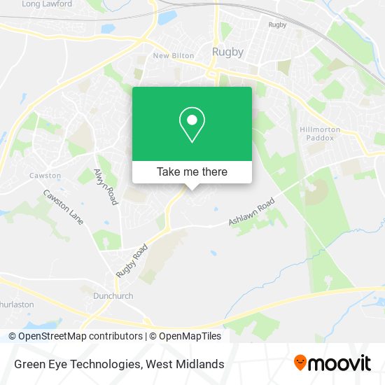 Green Eye Technologies map