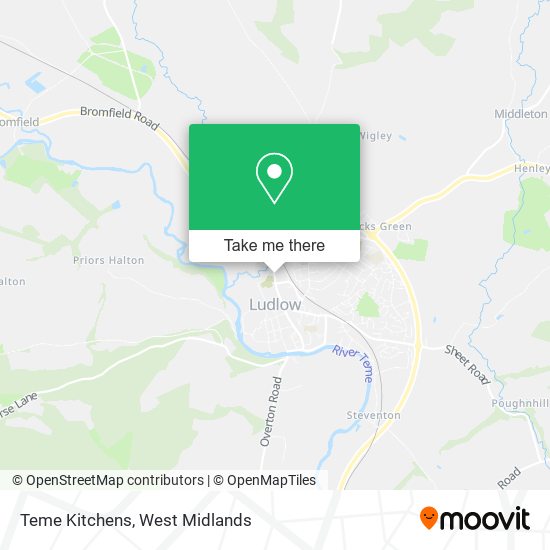 Teme Kitchens map