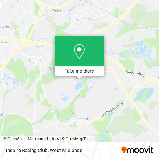 Inspire Racing Club map
