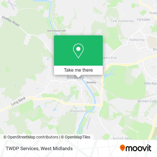 TWDP Services map